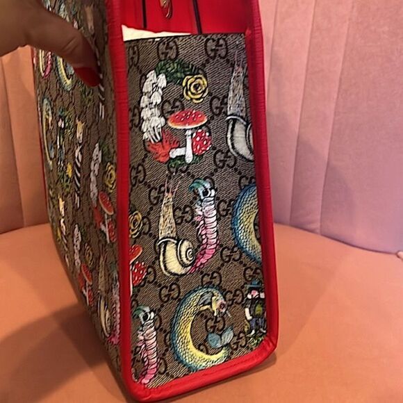 Rare Yuko Higuchi x Gucci GG Supreme Tote Bag - Picture 4 of 11